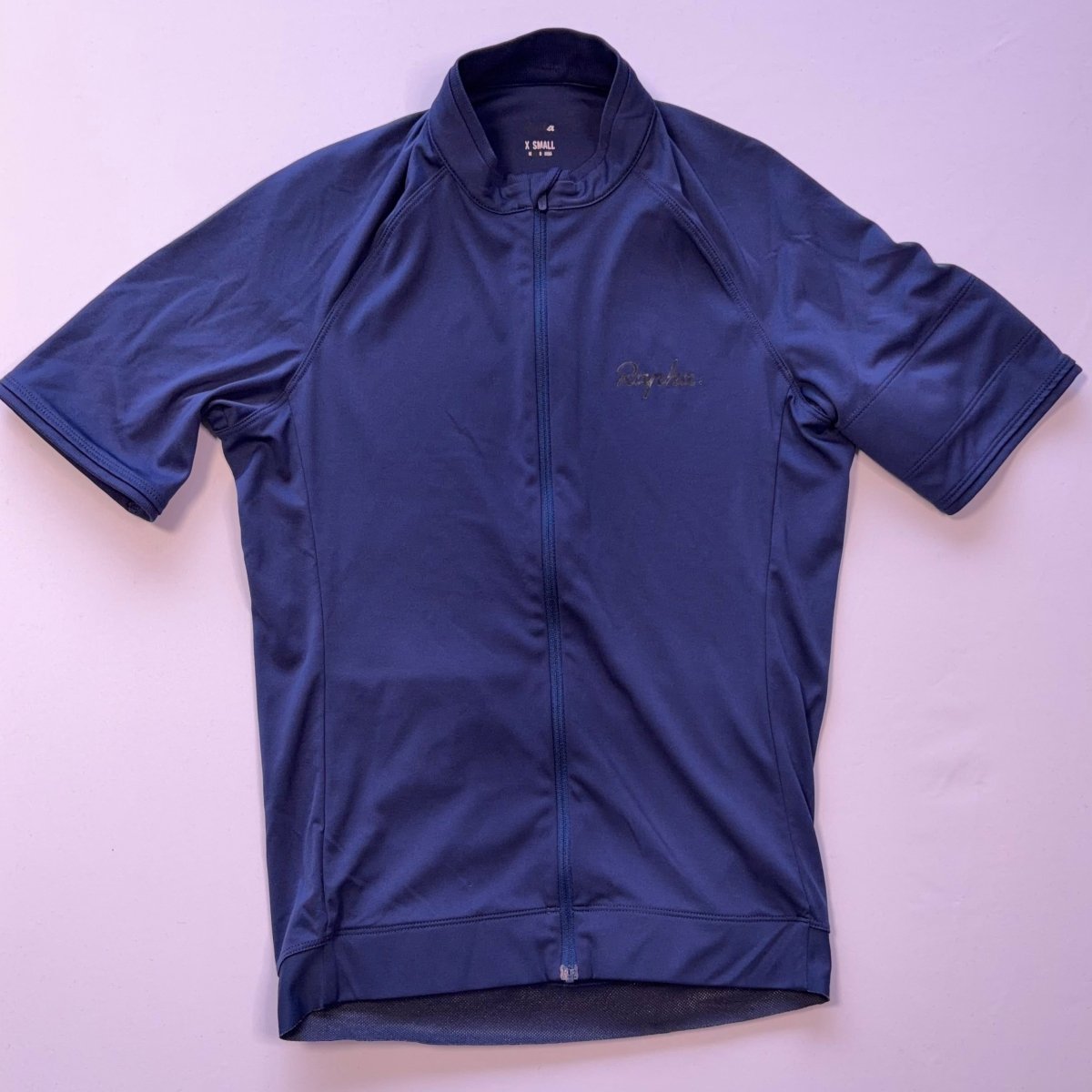 Rapha Men’s Core Jersey - XS - Navy Blue - Very Good Used Condition - Pedalling Wears