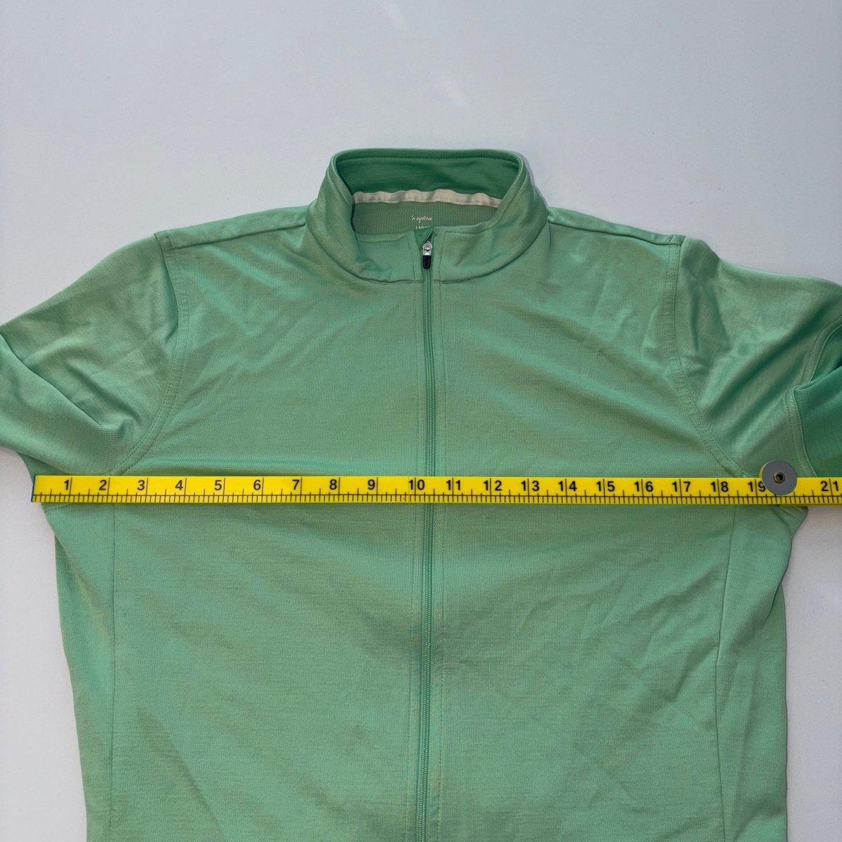 Rapha Men's Core Long Sleeve Jersey - L - Light Green - Good Used Condition - Pedalling Wears