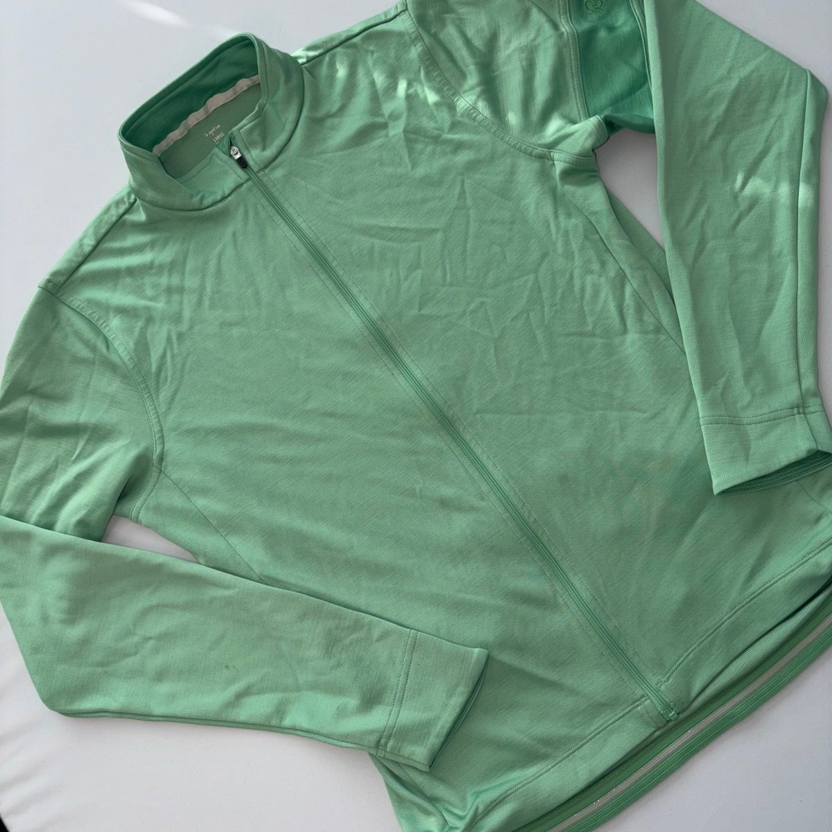Rapha Men's Core Long Sleeve Jersey - L - Light Green - Good Used Condition - Pedalling Wears
