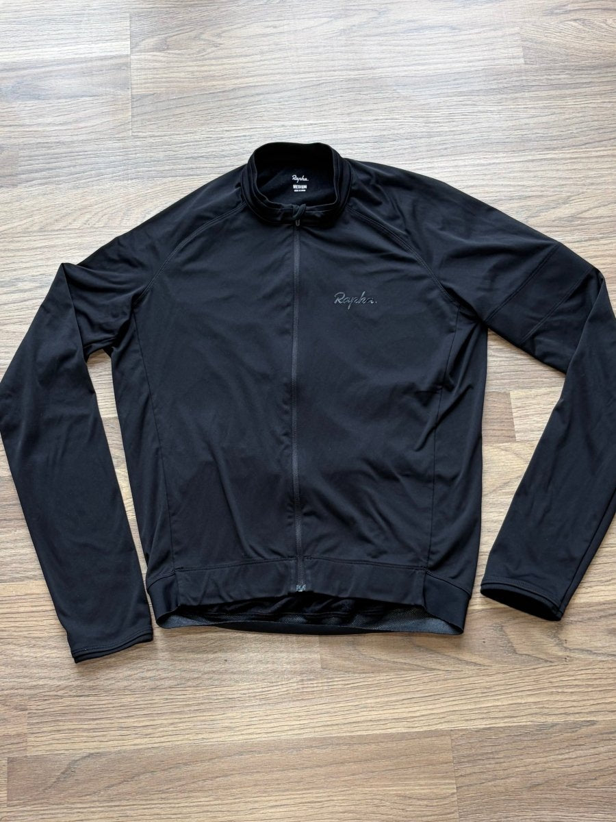 Rapha Men's Core Long Sleeve Jersey - M - Black - Excellent Condition - Pedalling Wears