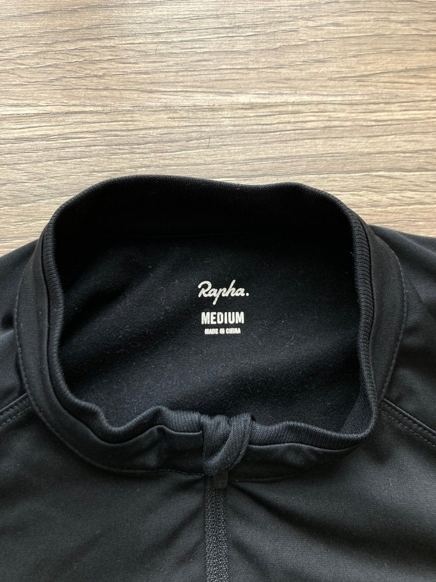 Rapha Men's Core Long Sleeve Jersey - M - Black - Excellent Condition - Pedalling Wears