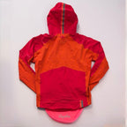 Rapha Men’s Hooded Rain Jacket - S - Red / Orange - Excellent Used Condition - Pedalling Wears