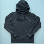 Rapha Men’s Logo Pullover Hoodie - M - Dark Grey - Very Good Used Condition - Pedalling Wears