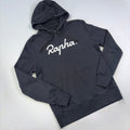 Rapha Men’s Logo Pullover Hoodie - Navy - Very Good Used Condition - Pedalling Wears