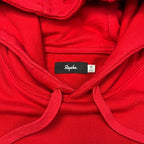 Rapha Men’s Logo Pullover Hoodie - XS - Red - Very Good Used Condition - Pedalling Wears