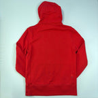 Rapha Men’s Logo Pullover Hoodie - XS - Red - Very Good Used Condition - Pedalling Wears