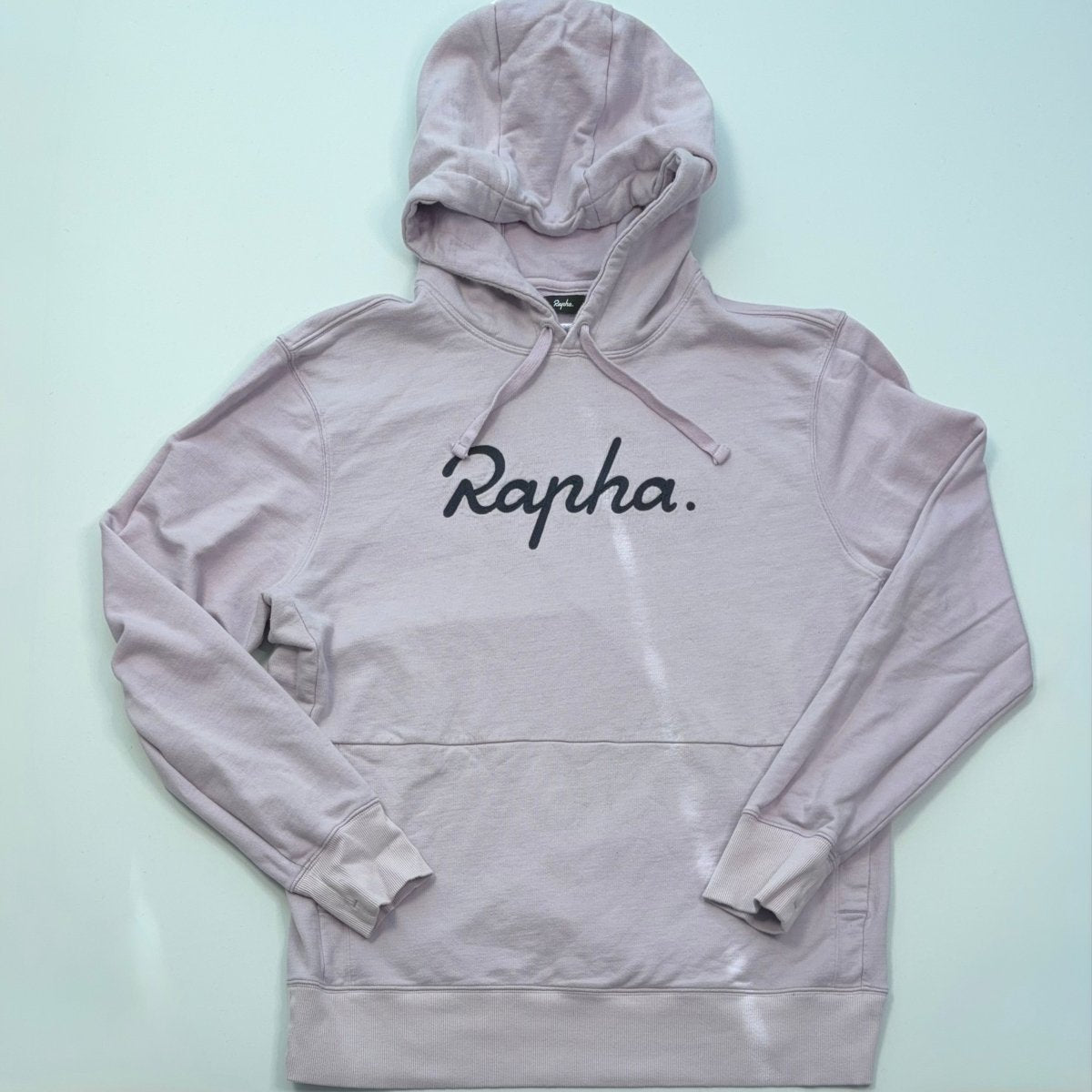 Rapha Men’s Logo Pullover Hoodie - XXL - Lilac - Good Used Condition - Pedalling Wears