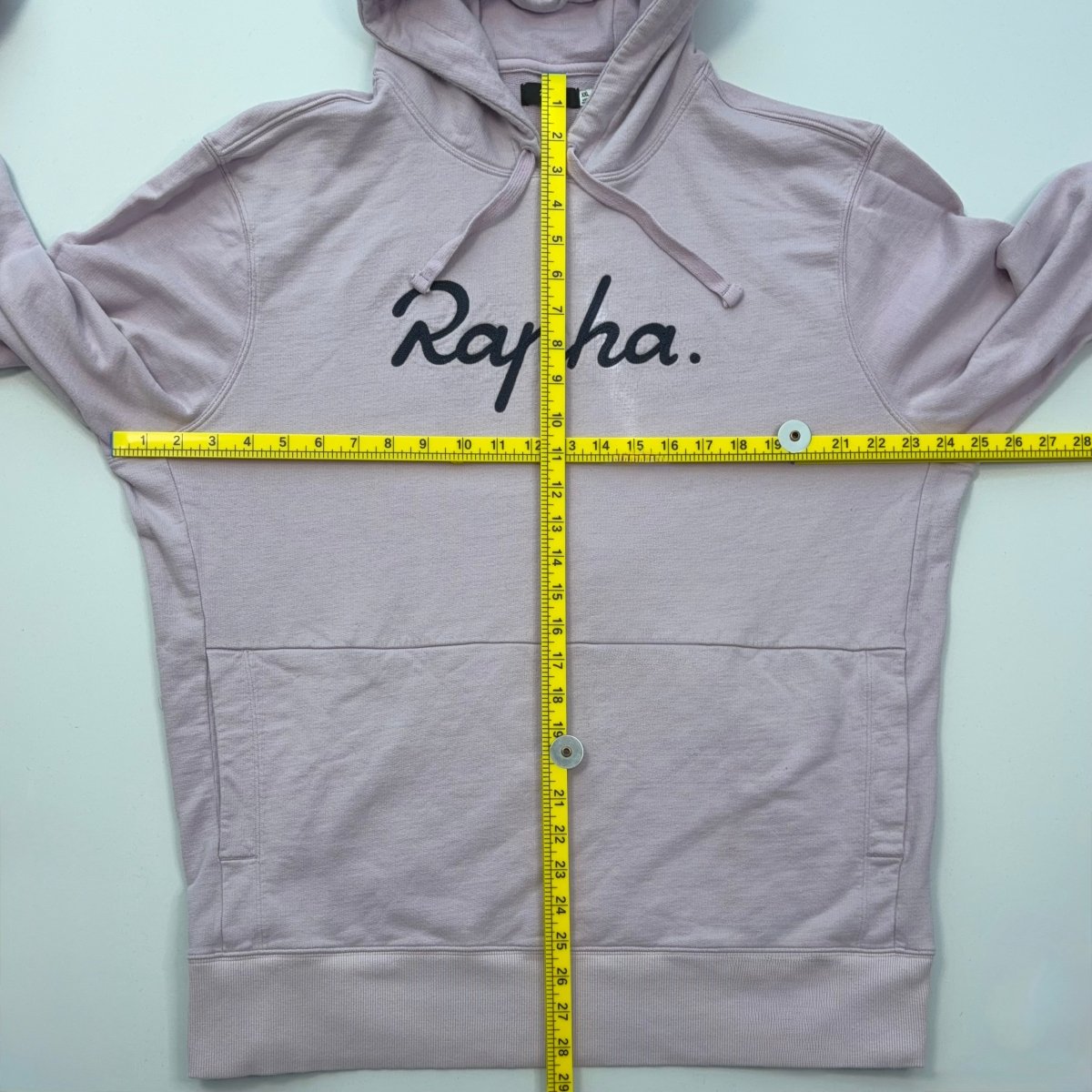 Rapha Men’s Logo Pullover Hoodie - XXL - Lilac - Good Used Condition - Pedalling Wears
