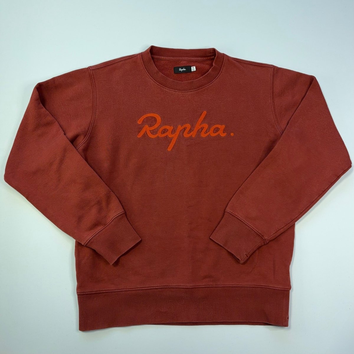 Rapha Men’s Logo Sweatshirt - M - Burgundy - Good Used Condition - Pedalling Wears