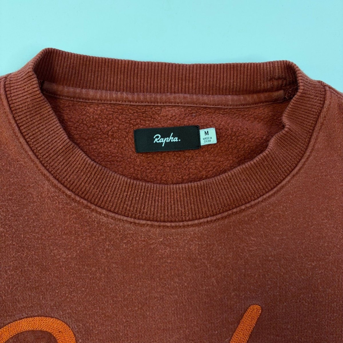 Rapha Men’s Logo Sweatshirt - M - Burgundy - Good Used Condition - Pedalling Wears