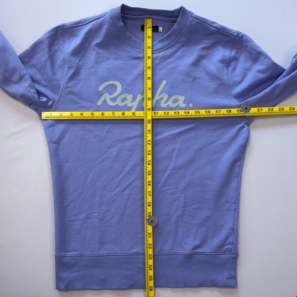 Rapha Men’s Logo Sweatshirt - S - Lilac - Very Good Used Condition - Pedalling Wears