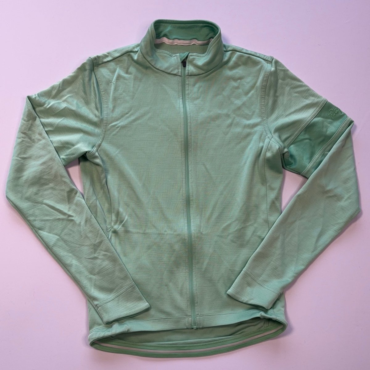 Rapha Men’s Long Sleeve Jersey - S - Pale Green - Very Good Used Condition - Pedalling Wears