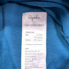 Rapha Men’s Long Sleeve Jersey – XS – Petrol Blue – Very Good Used Condition - Pedalling Wears