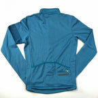 Rapha Men’s Long Sleeve Jersey – XS – Petrol Blue – Very Good Used Condition - Pedalling Wears