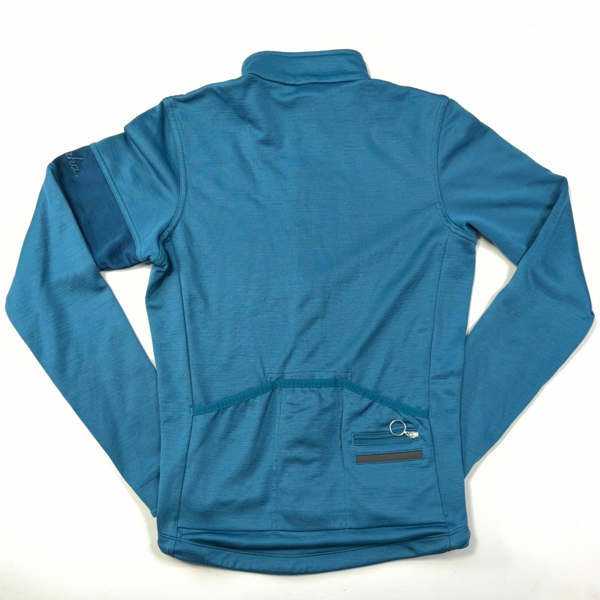 Rapha Men’s Long Sleeve Jersey – XS – Petrol Blue – Very Good Used Condition - Pedalling Wears