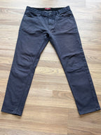 Rapha Men's Premium Denim Slim Cycling Jeans - W36 L32 - Dark Grey - Excellent Condition - Pedalling Wears