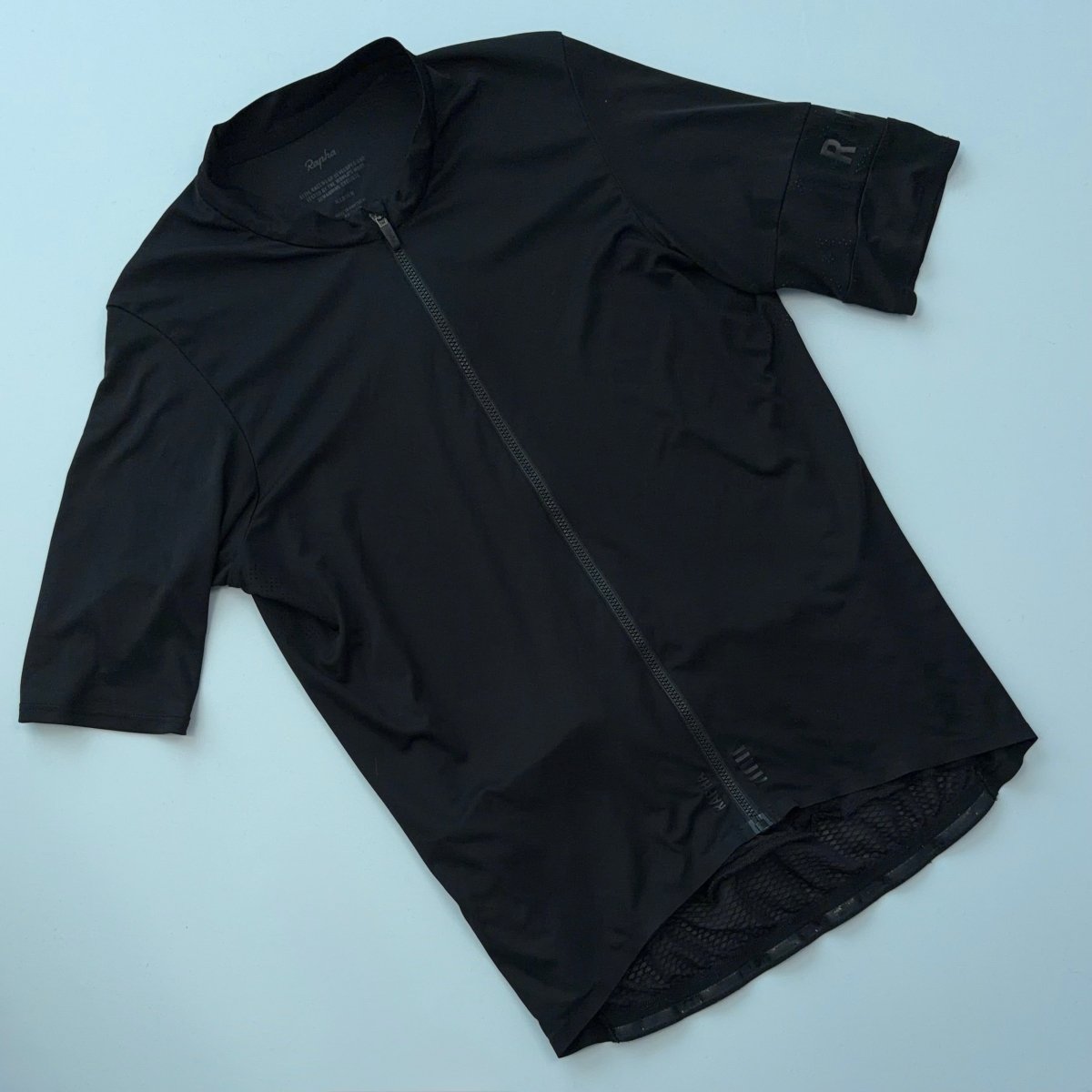 Rapha Men’s Pro Team Flyweight Jersey - M - Black - Excellent Used Condition - Pedalling Wears