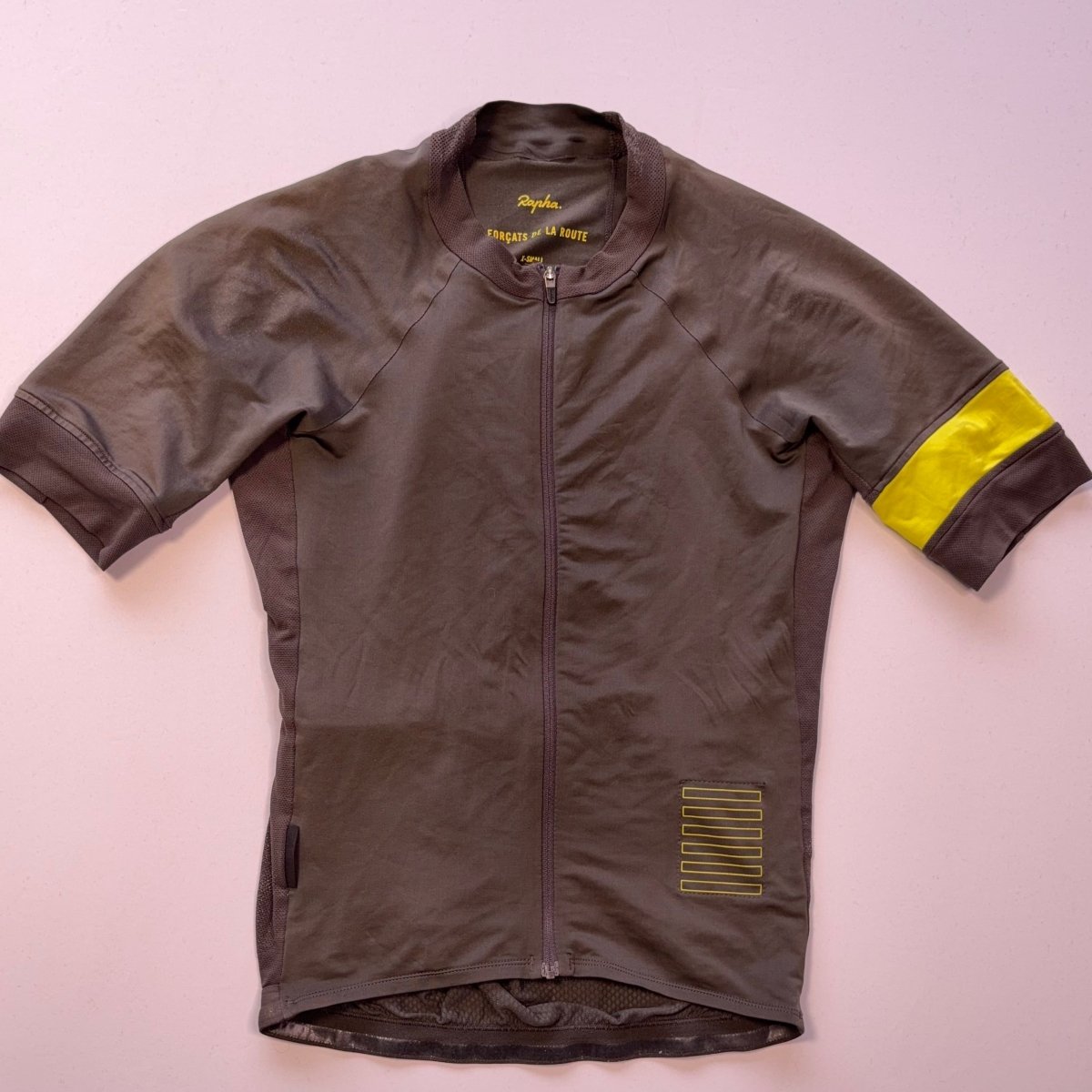 Rapha Men's Pro Team Jersey - XS - Dark Olive - Good Used Condition - Pedalling Wears