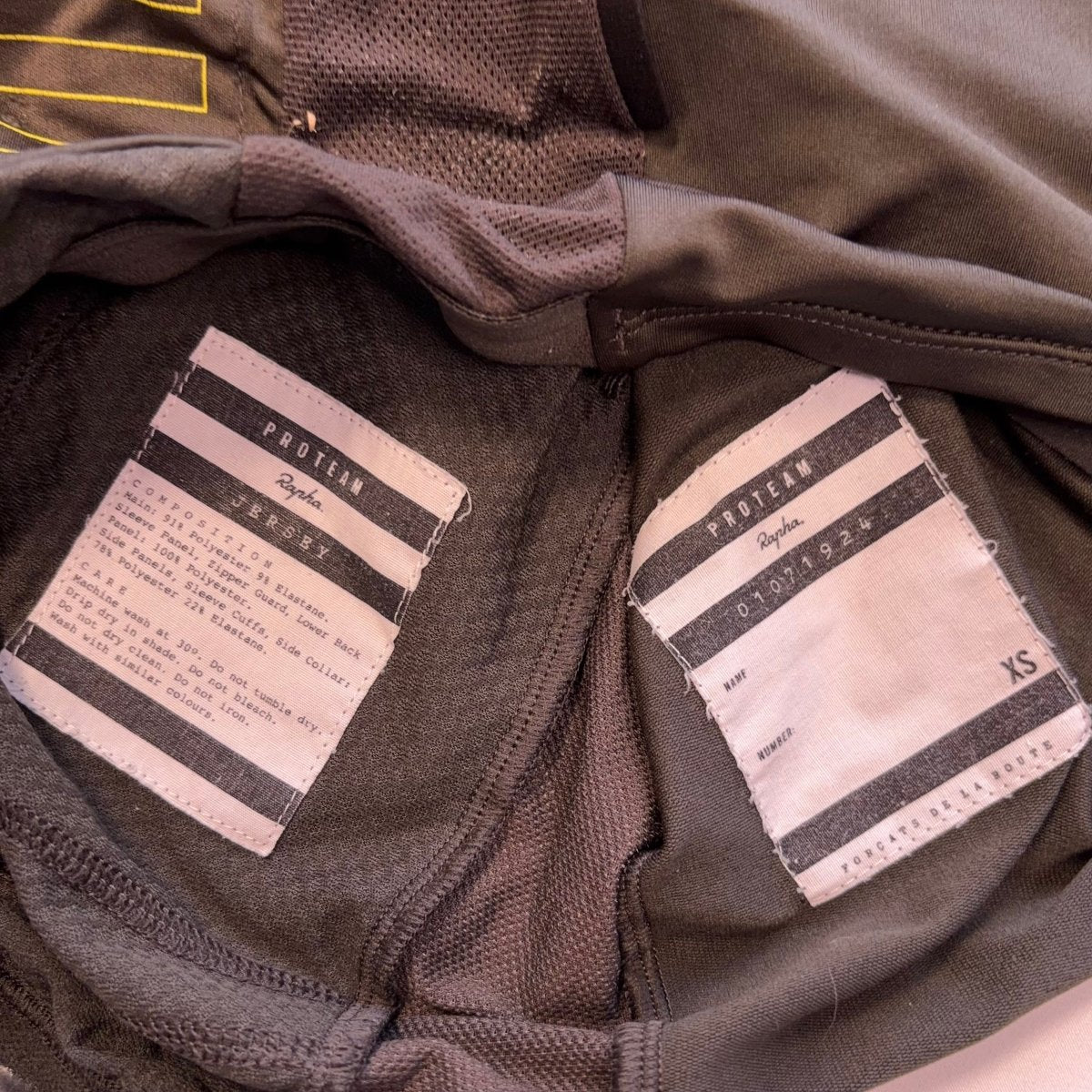 Rapha Men's Pro Team Jersey - XS - Dark Olive - Good Used Condition - Pedalling Wears