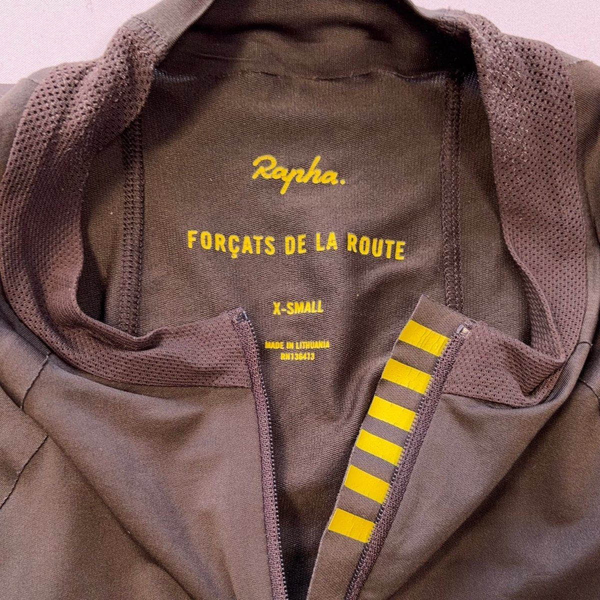 Rapha Men's Pro Team Jersey - XS - Dark Olive - Good Used Condition - Pedalling Wears