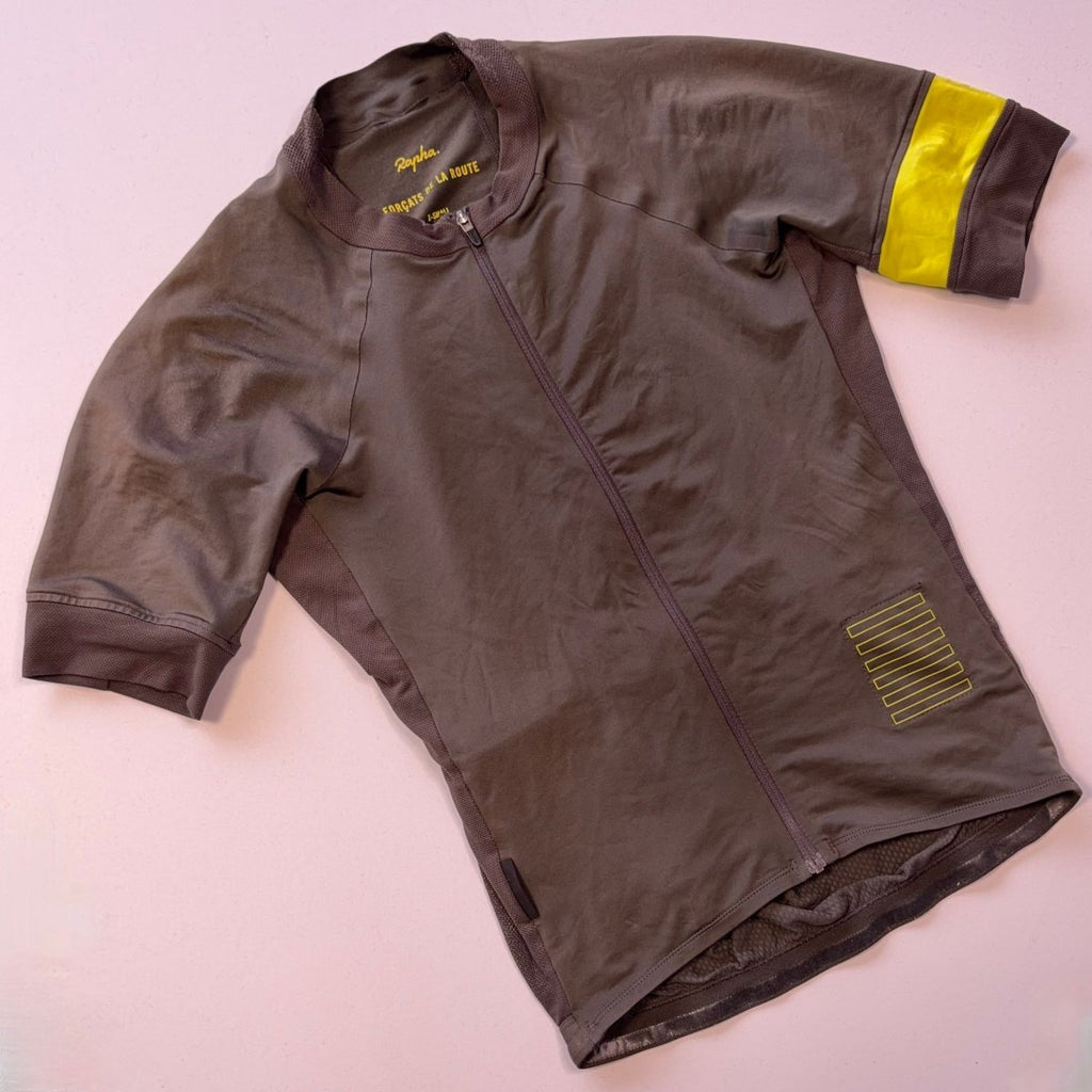 Rapha Men's Pro Team Jersey - XS - Dark Olive - Good Used Condition - Pedalling Wears