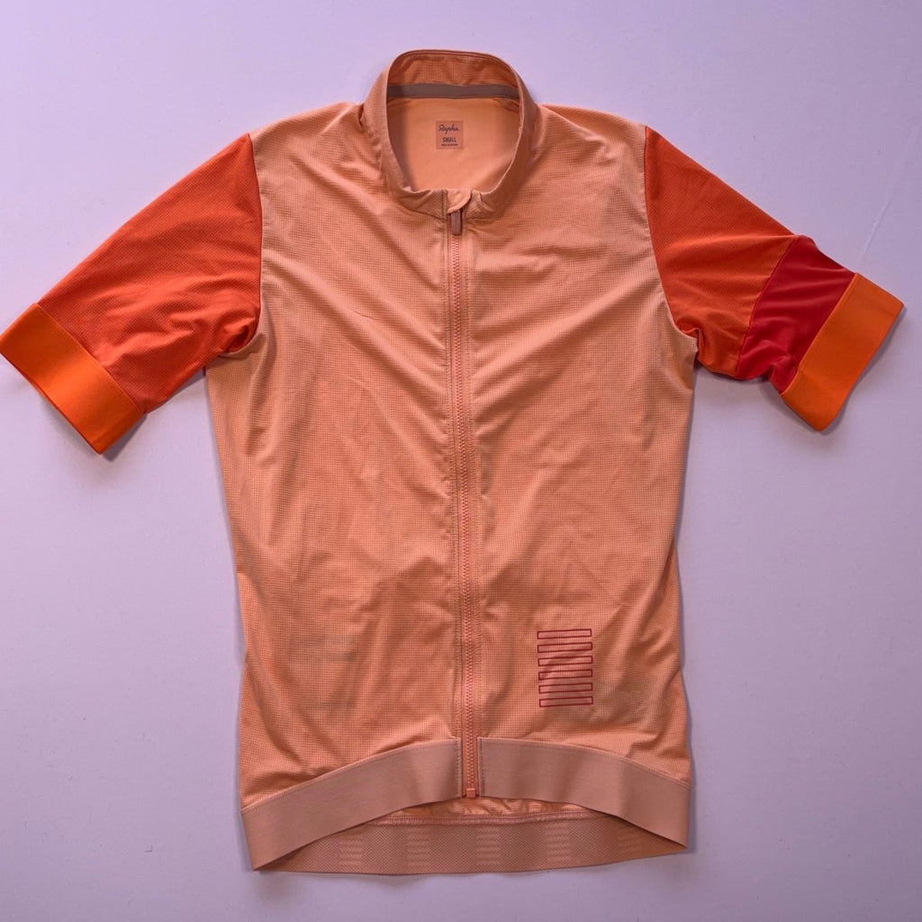 Rapha Men’s Pro Team Training Jersey - S - Peach / Orange - Excellent Used Condition - Pedalling Wears