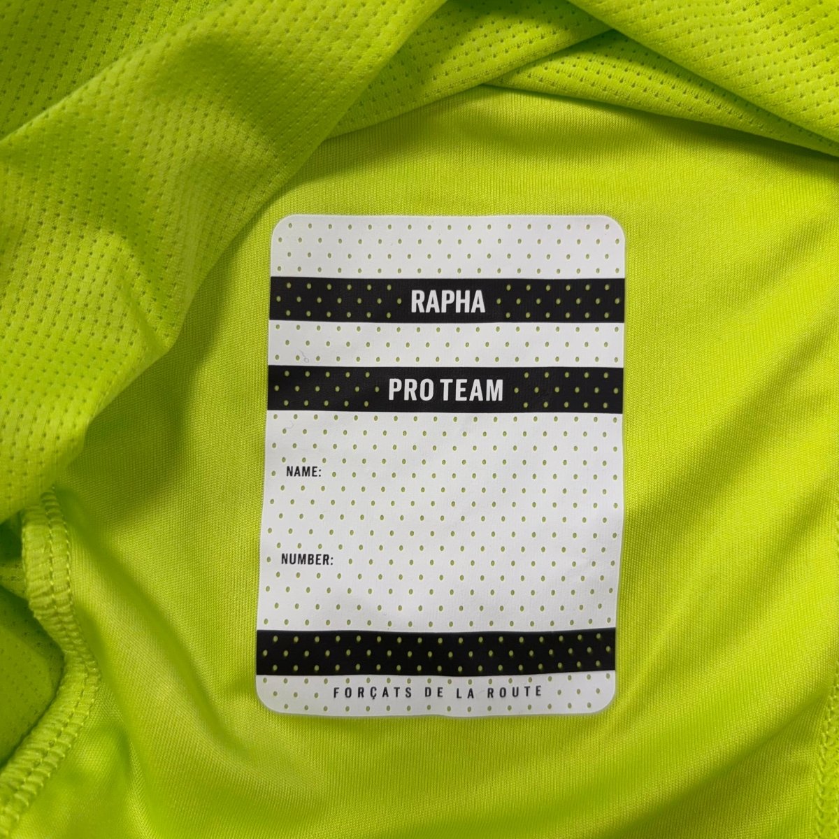 Rapha Men’s Pro Team Training Jersey – XL – High - Vis Yellow – Excellent Used Condition - Pedalling Wears