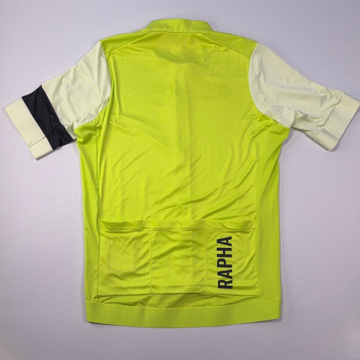 Rapha Men’s Pro Team Training Jersey – XL – High - Vis Yellow – Excellent Used Condition - Pedalling Wears