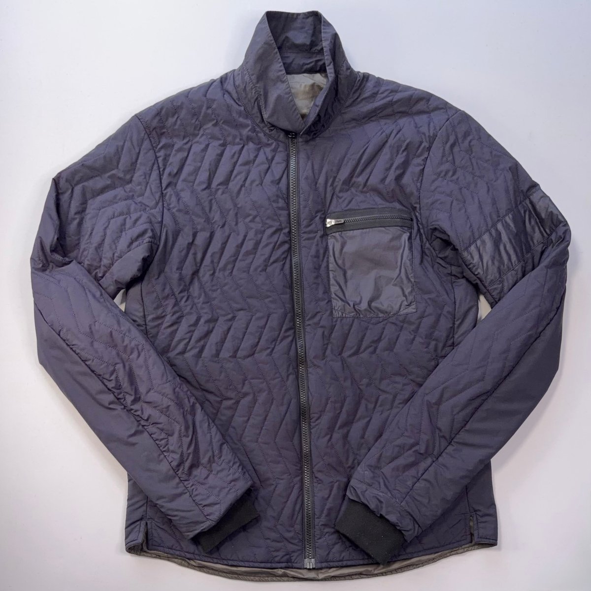 Rapha Men’s Reversible Insulated Jacket - S - Navy / Green - Excellent Used Condition - Pedalling Wears