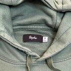 Rapha Men's Script Logo Hoodie - M - Olive Green - Very Good Used Condition - Pedalling Wears