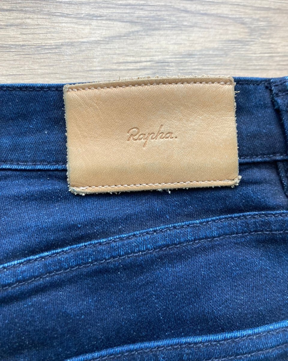 Rapha Men's Slim Commuter Cycling Jeans - W34 L32 - Indigo - Very Good Condition - Pedalling Wears