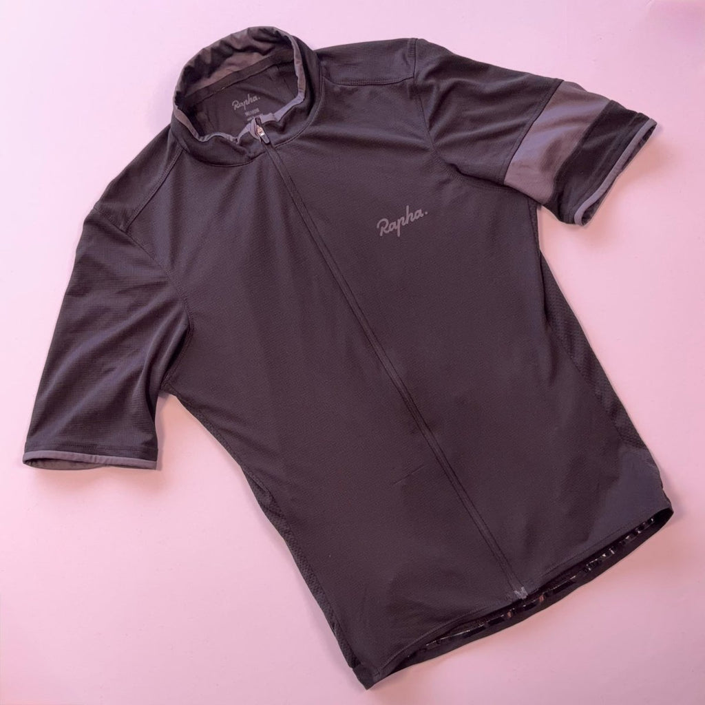 Rapha Men’s Super Lightweight Jersey - M - Black - Good Used Condition - Pedalling Wears