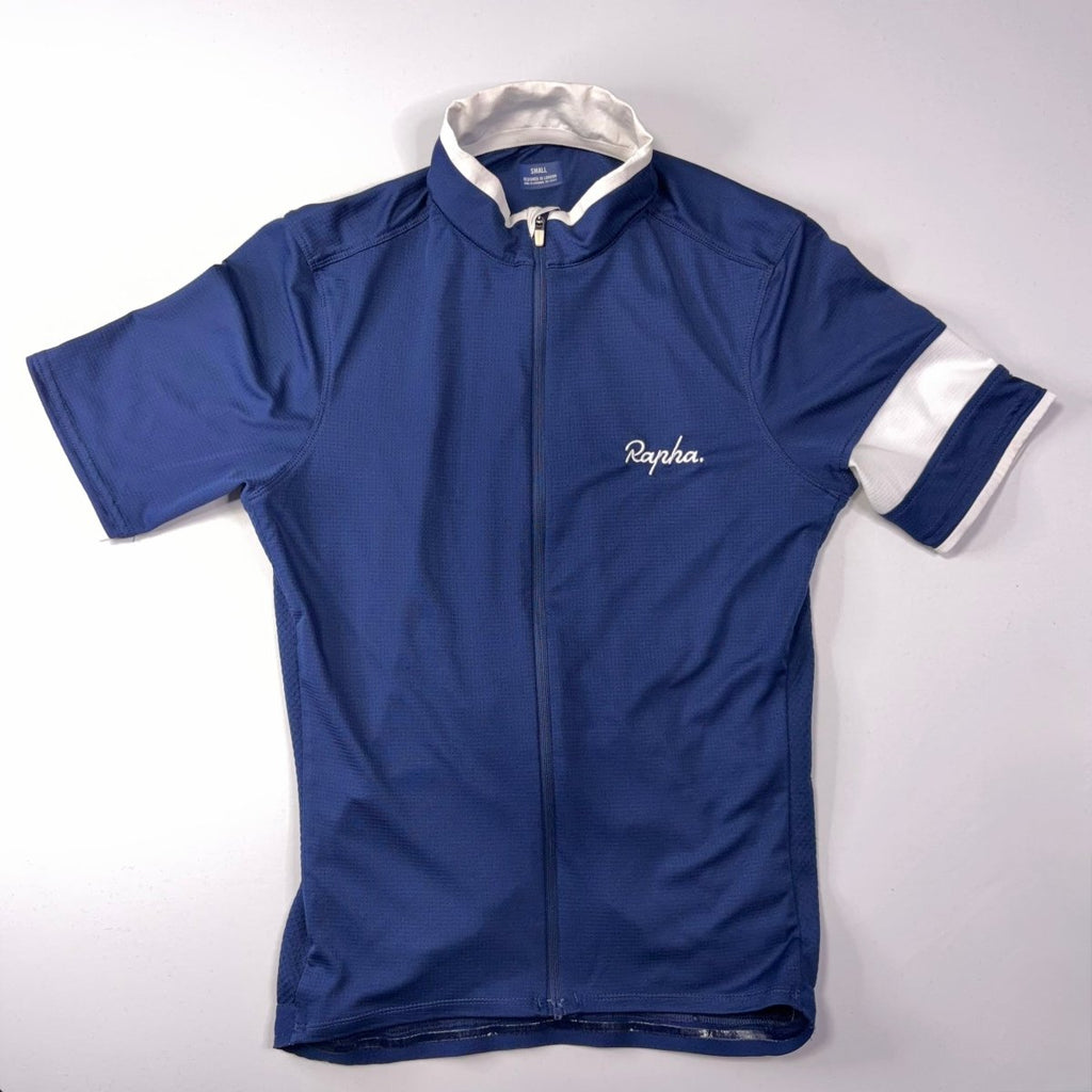 Rapha Men’s Super Lightweight Jersey - S - Navy - Good Used Condition - Pedalling Wears