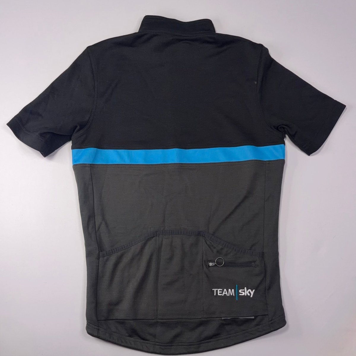 Rapha Men’s Team Sky Club Jersey - M - Black / Grey - Excellent Used Condition - Pedalling Wears