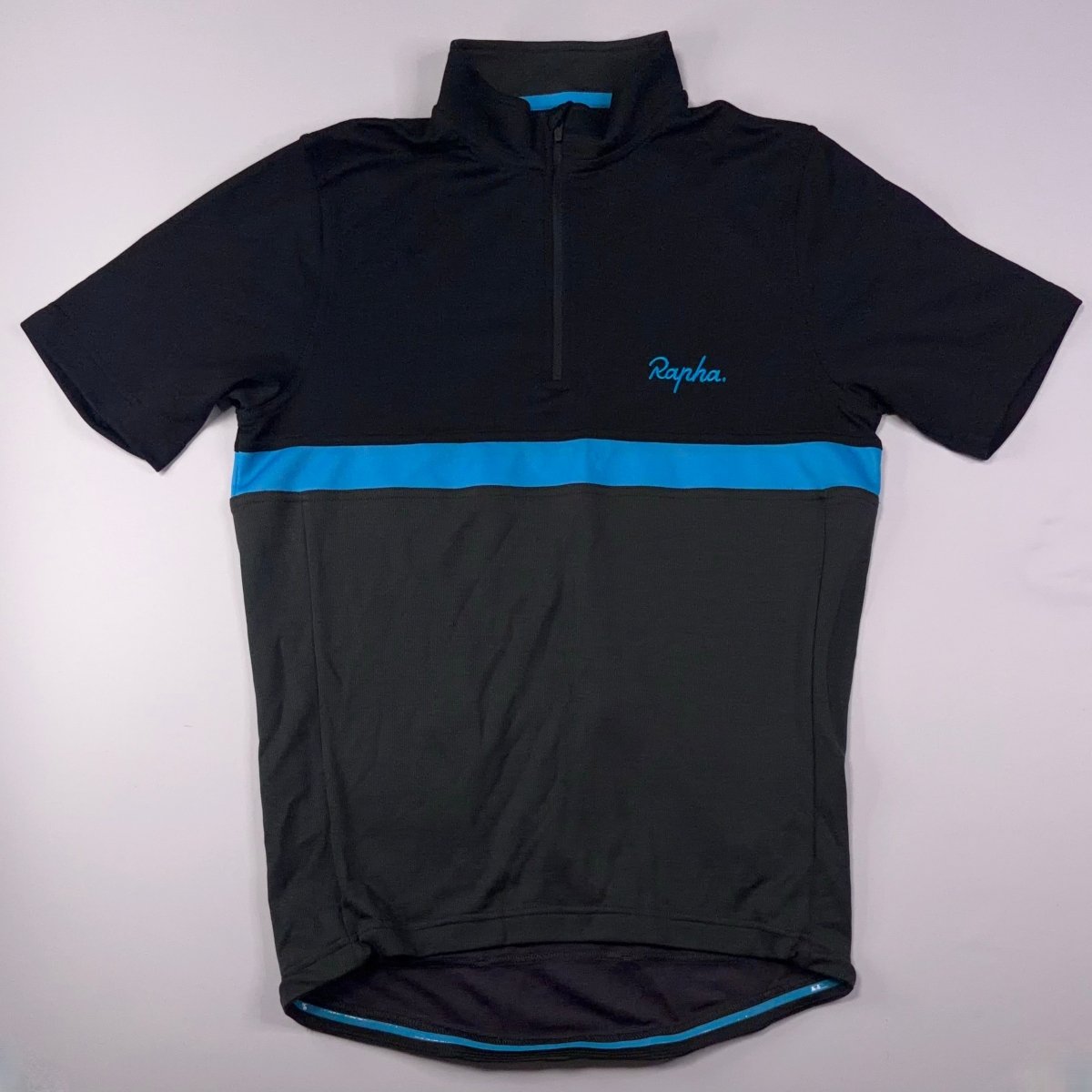 Rapha Men’s Team Sky Club Jersey - M - Black / Grey - Excellent Used Condition - Pedalling Wears