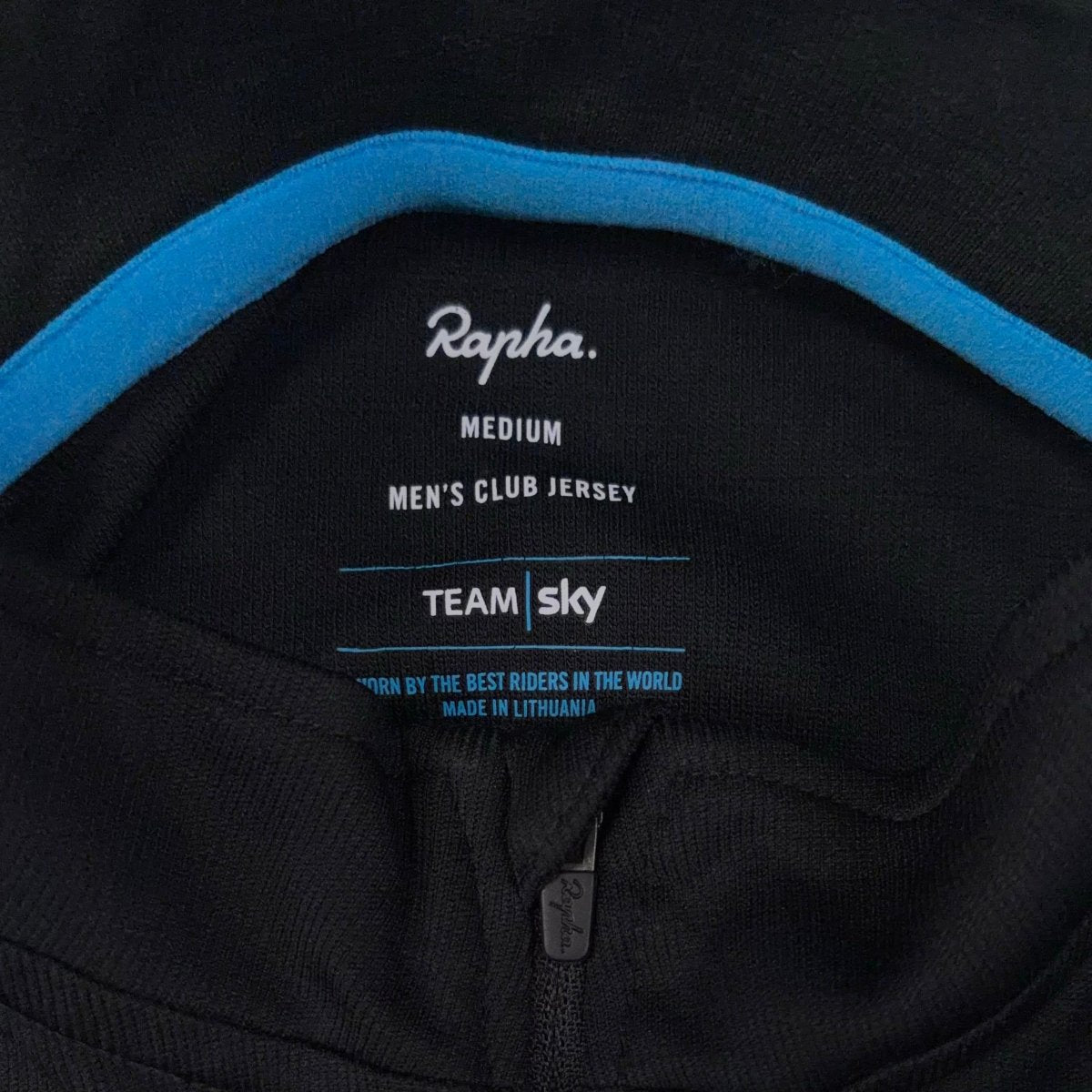 Rapha Men’s Team Sky Club Jersey - M - Black / Grey - Excellent Used Condition - Pedalling Wears