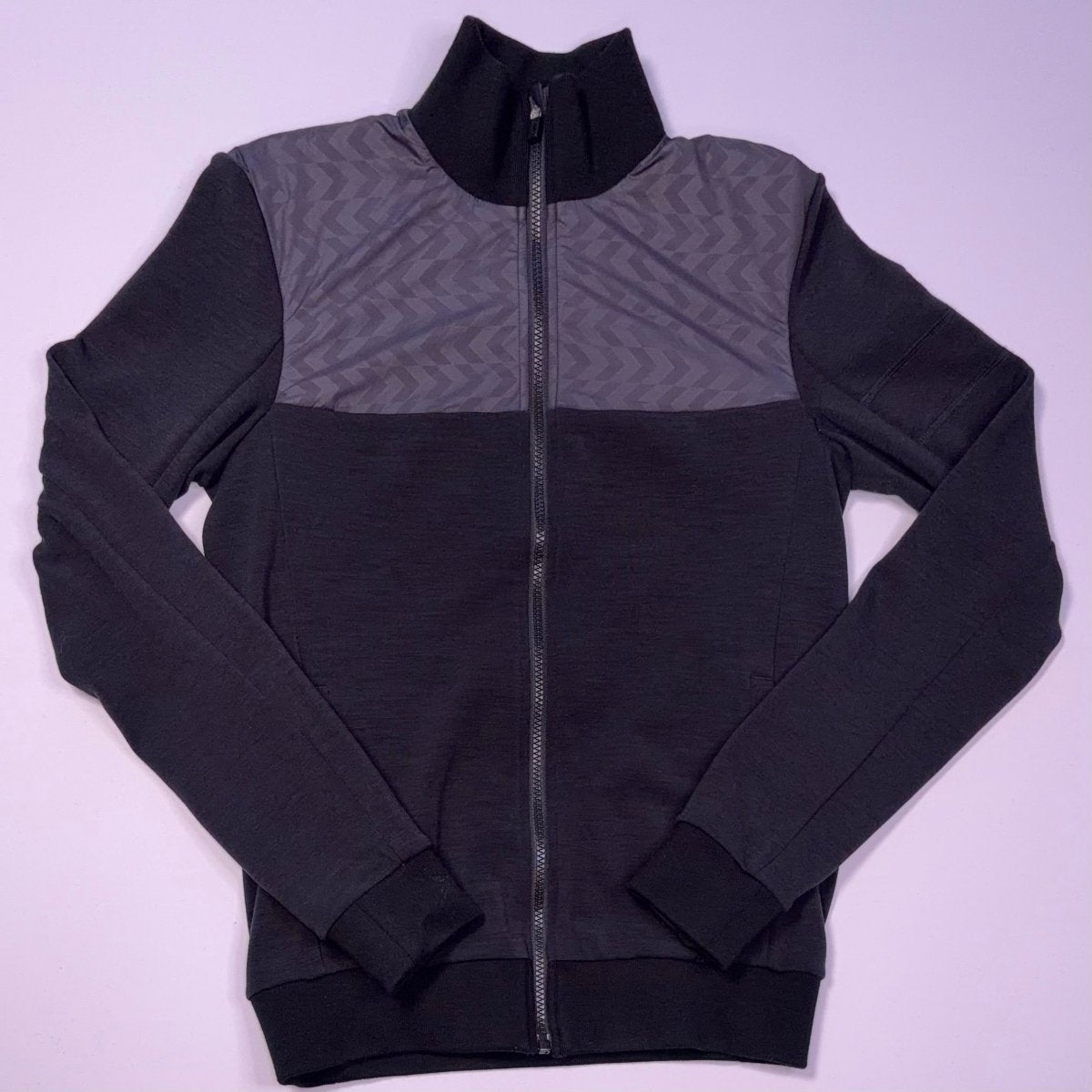 Rapha Men’s Track Jacket - XS - Black / Grey - Excellent Used Condition - Pedalling Wears