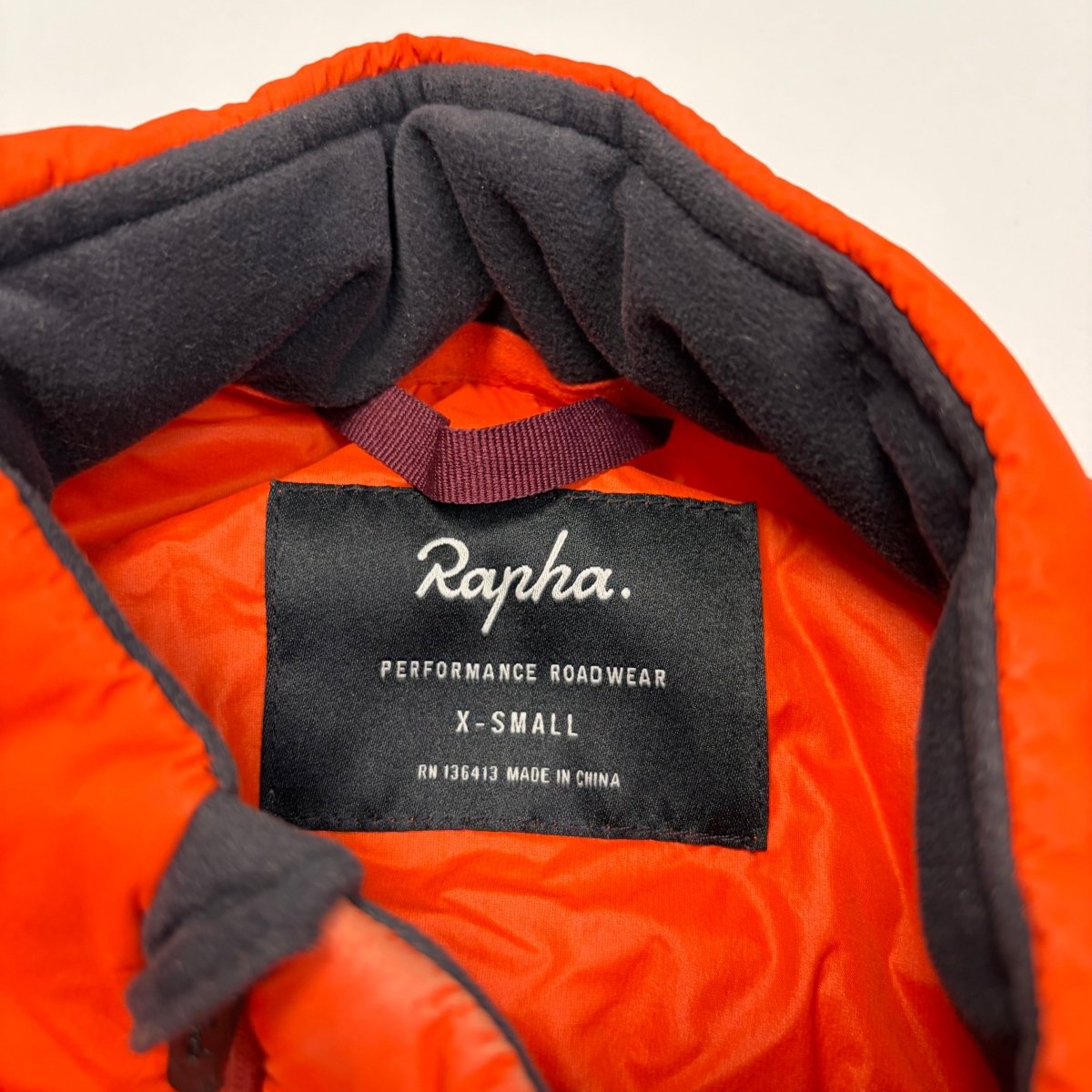 Rapha Men's Transfer Jacket - XS - Orange - Very Good Used Condition - Pedalling Wears