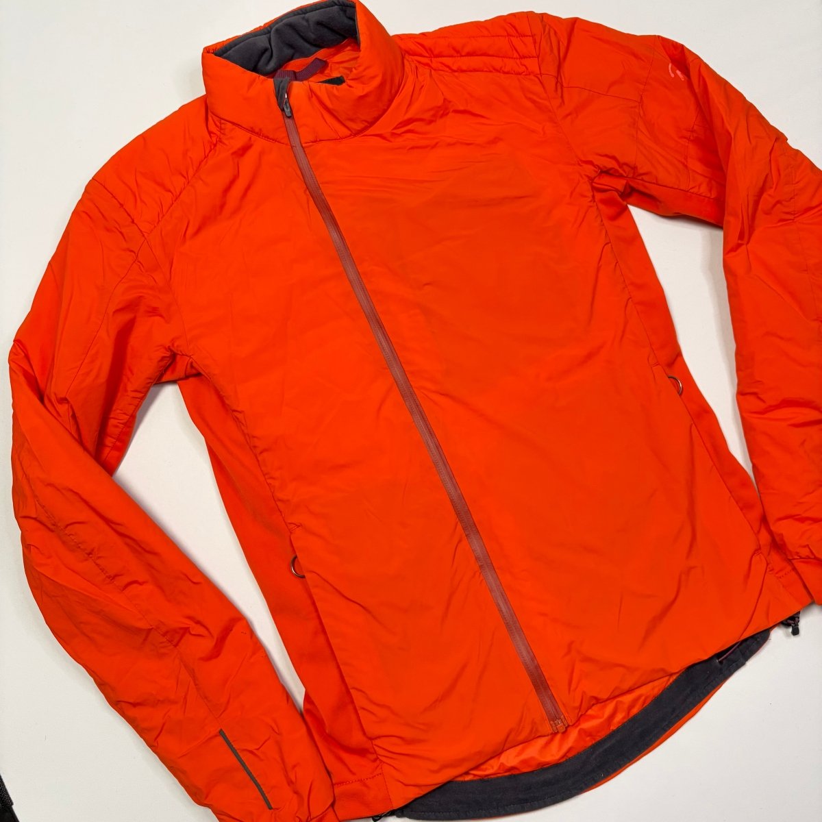 Rapha Men's Transfer Jacket - XS - Orange - Very Good Used Condition - Pedalling Wears