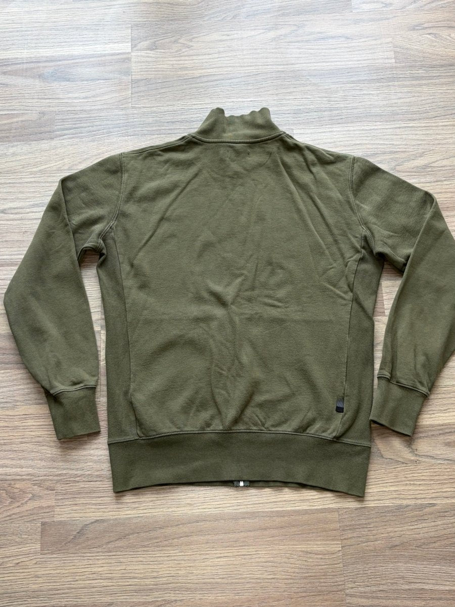 Rapha Men's Zip Up Track Jacket - S - Olive Green - Very Good Condition - Pedalling Wears