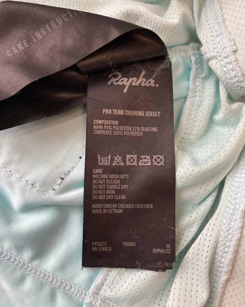 Rapha Pro Team Training Men’s Jersey - L - Light Blue / Multi - Excellent Condition - Pedalling Wears