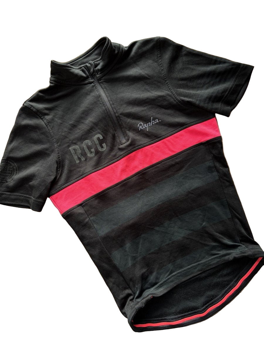 Rapha RCC Short Sleeve Men’s Jersey - XS - Black - Excellent Condition - Pedalling Wears