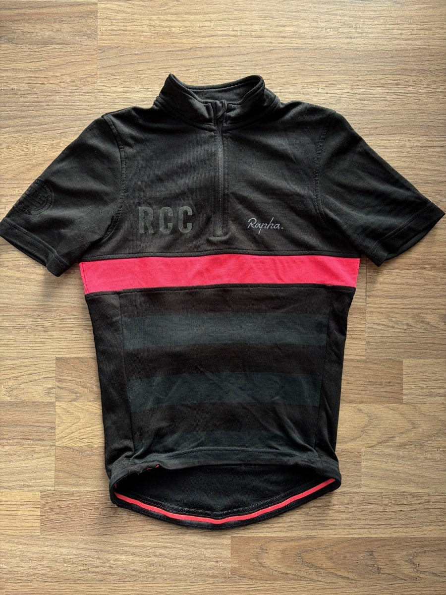 Rapha RCC Short Sleeve Men’s Jersey - XS - Black - Excellent Condition - Pedalling Wears