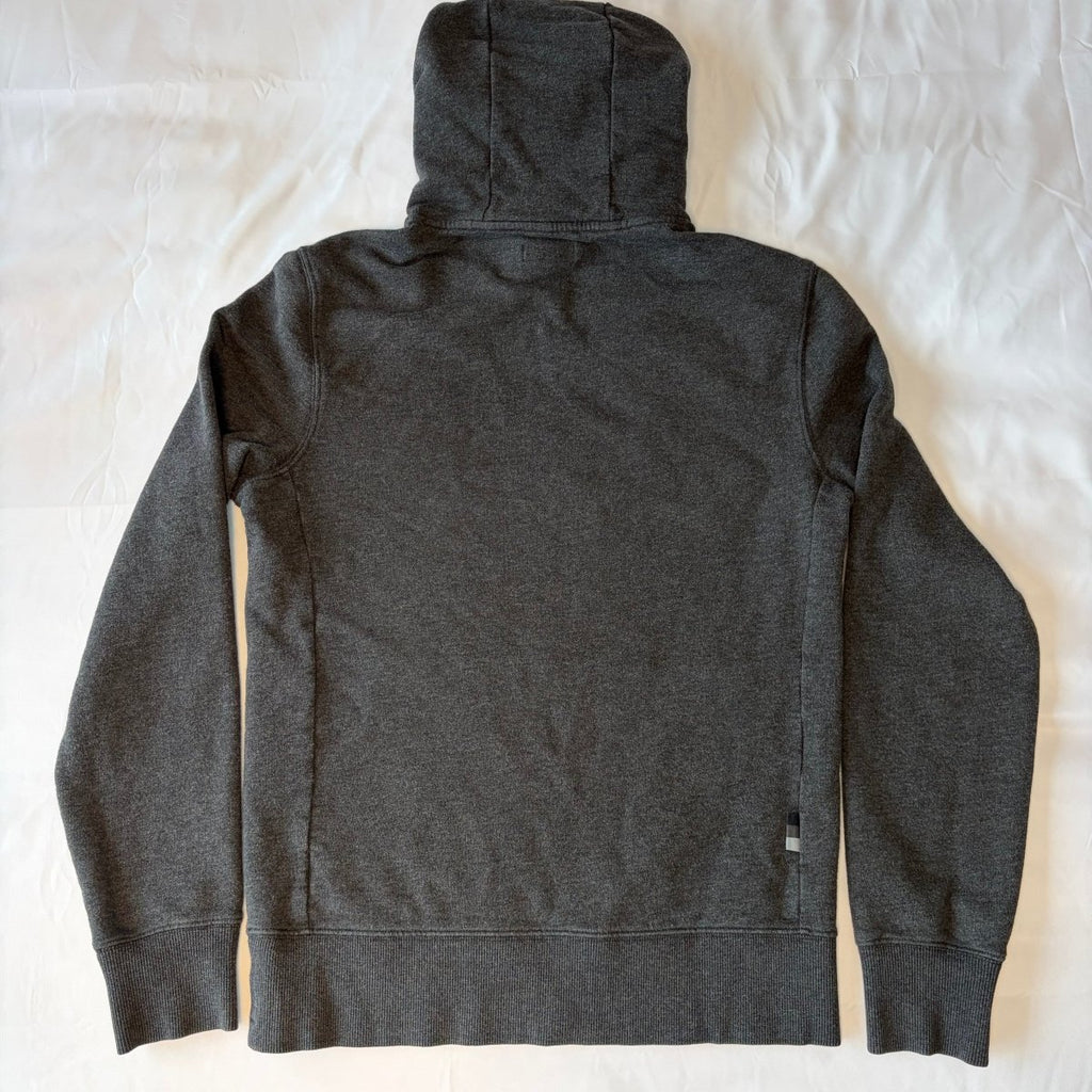 Rapha Script Logo Hoodie - XS - Dark Grey - Very Good Used Condition - Pedalling Wears