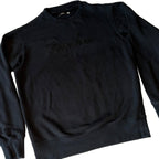 Rapha Script Logo Sweatshirt - M - Black - Very Good Used Condition - Pedalling Wears