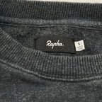 Rapha Script Logo Sweatshirt - S - Dark Grey - Very Good Used Condition - Pedalling Wears