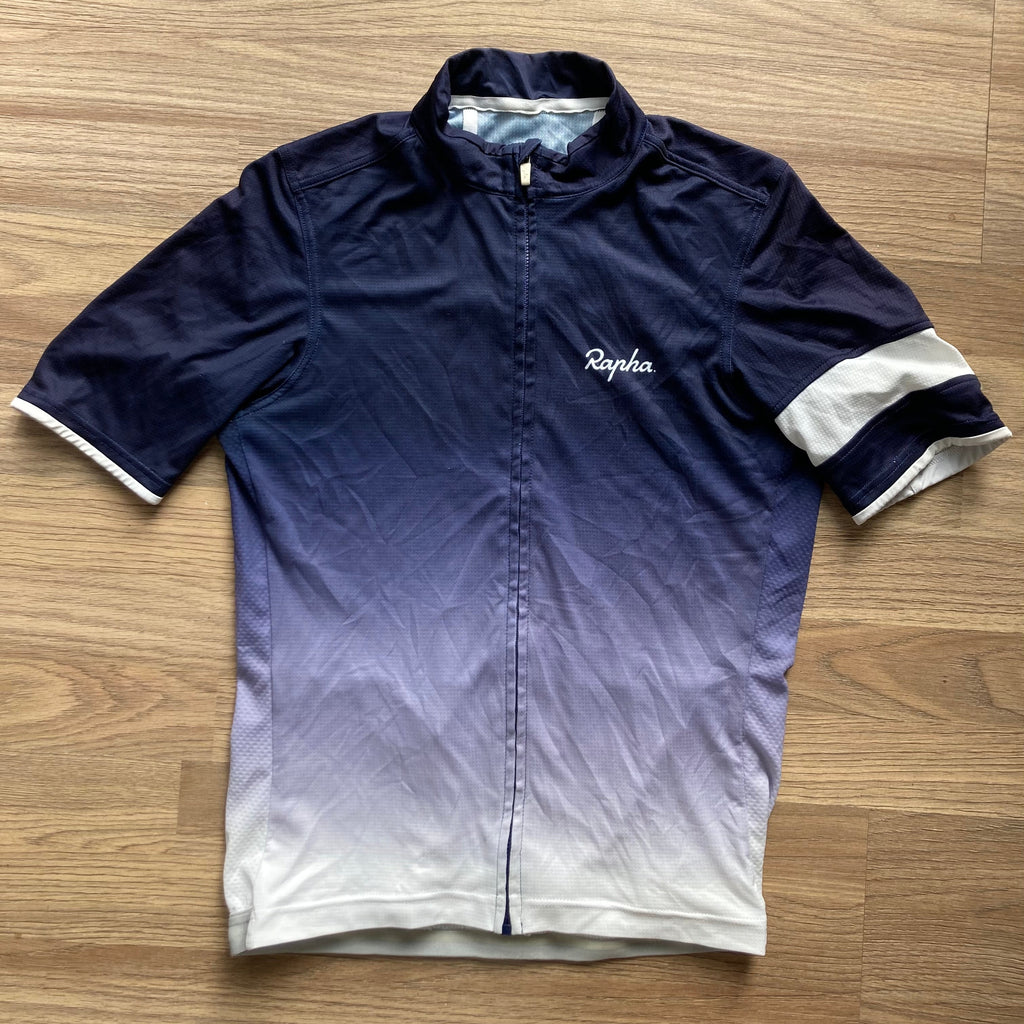 Rapha Super Lightweight Men's Jersey - M - Navy Blue Fade - Excellent Condition - Pedalling Wears