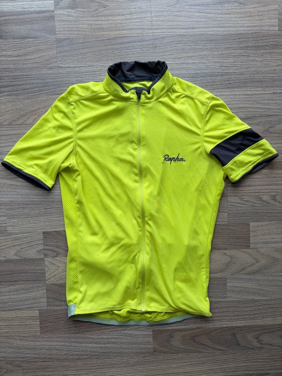 Rapha Super Lightweight Men’s Jersey - M - Yellow - Very Good Condition - Pedalling Wears