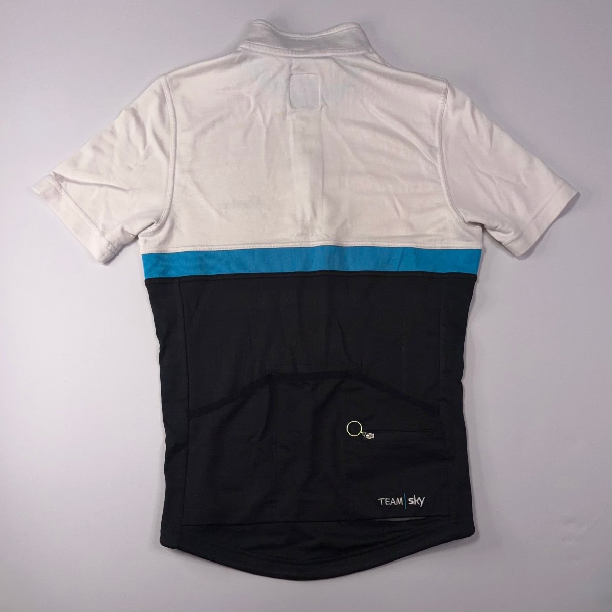 Rapha Team Sky Club Jersey - S - White / Black - Excellent Used Condition - Pedalling Wears