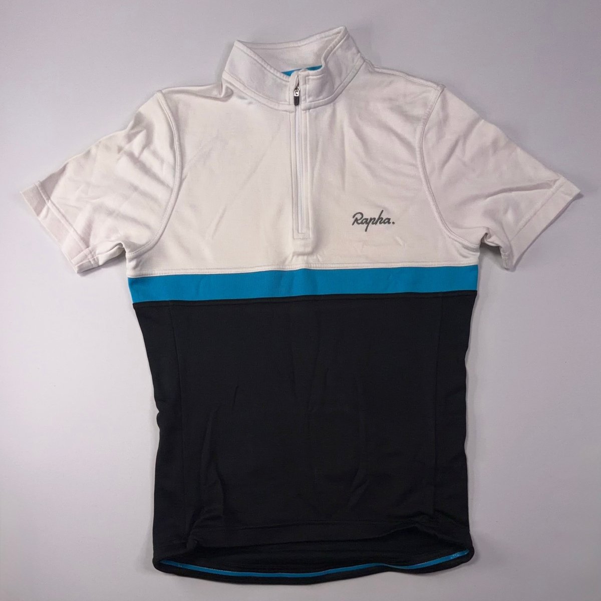 Rapha Team Sky Club Jersey - S - White / Black - Excellent Used Condition - Pedalling Wears